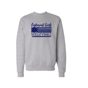 Grey and Blue Crewneck #1