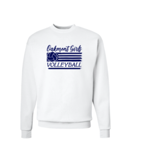 White and Blue Crewneck #1