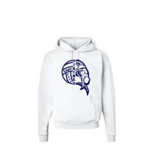 White and Blue Hoodie #2